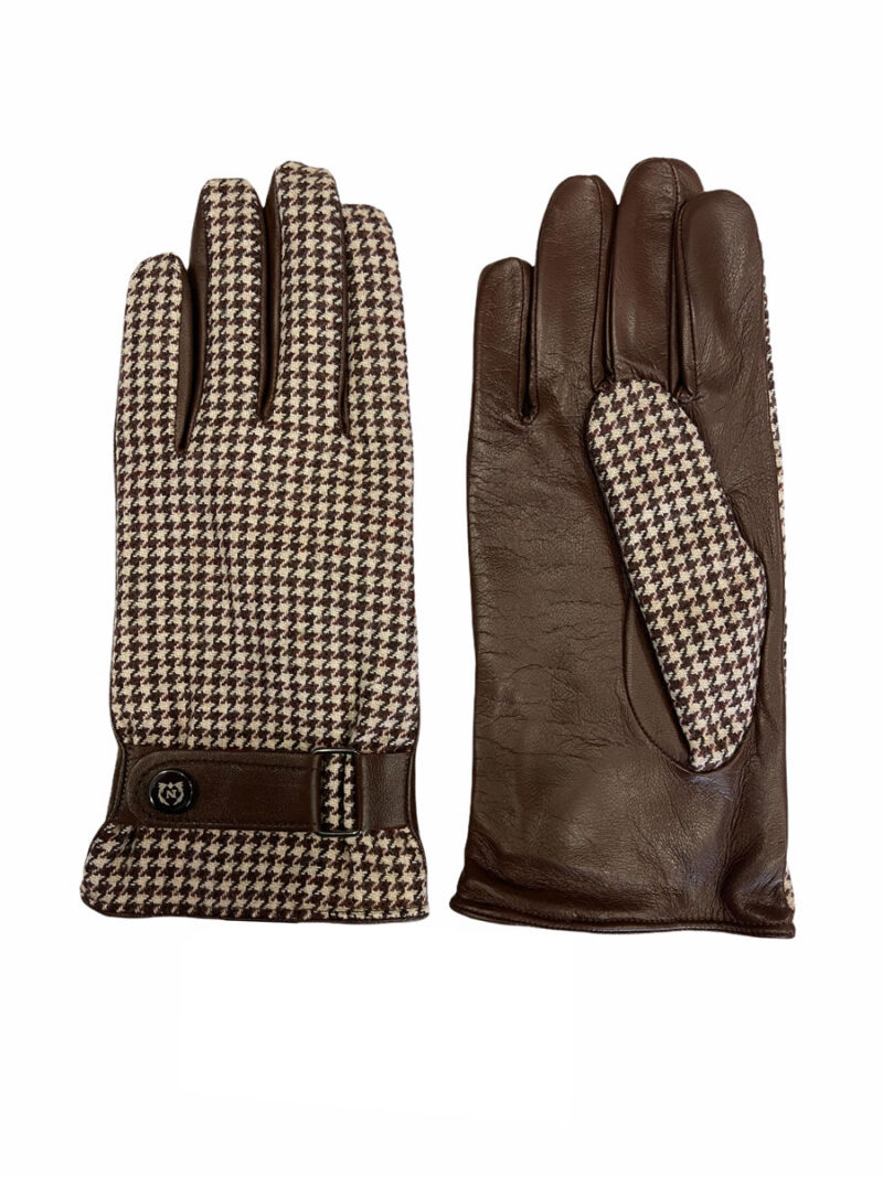 Δερμάτινα Γάντια Καφέ 202-86-1950-7346-5