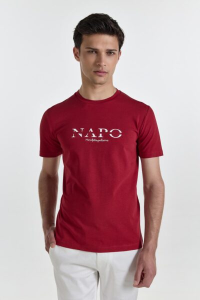 Ανδρικό T-shirt Μονόχρωμo Κόκκινο